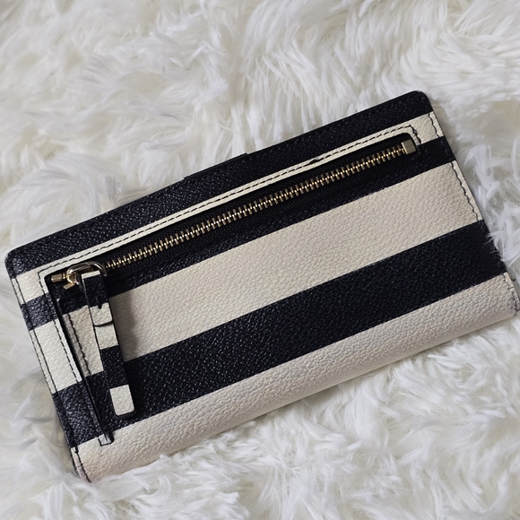 Kate Spade Arbour Hill Bon Bon Striped Wallet EUC - Picture 3 of 4